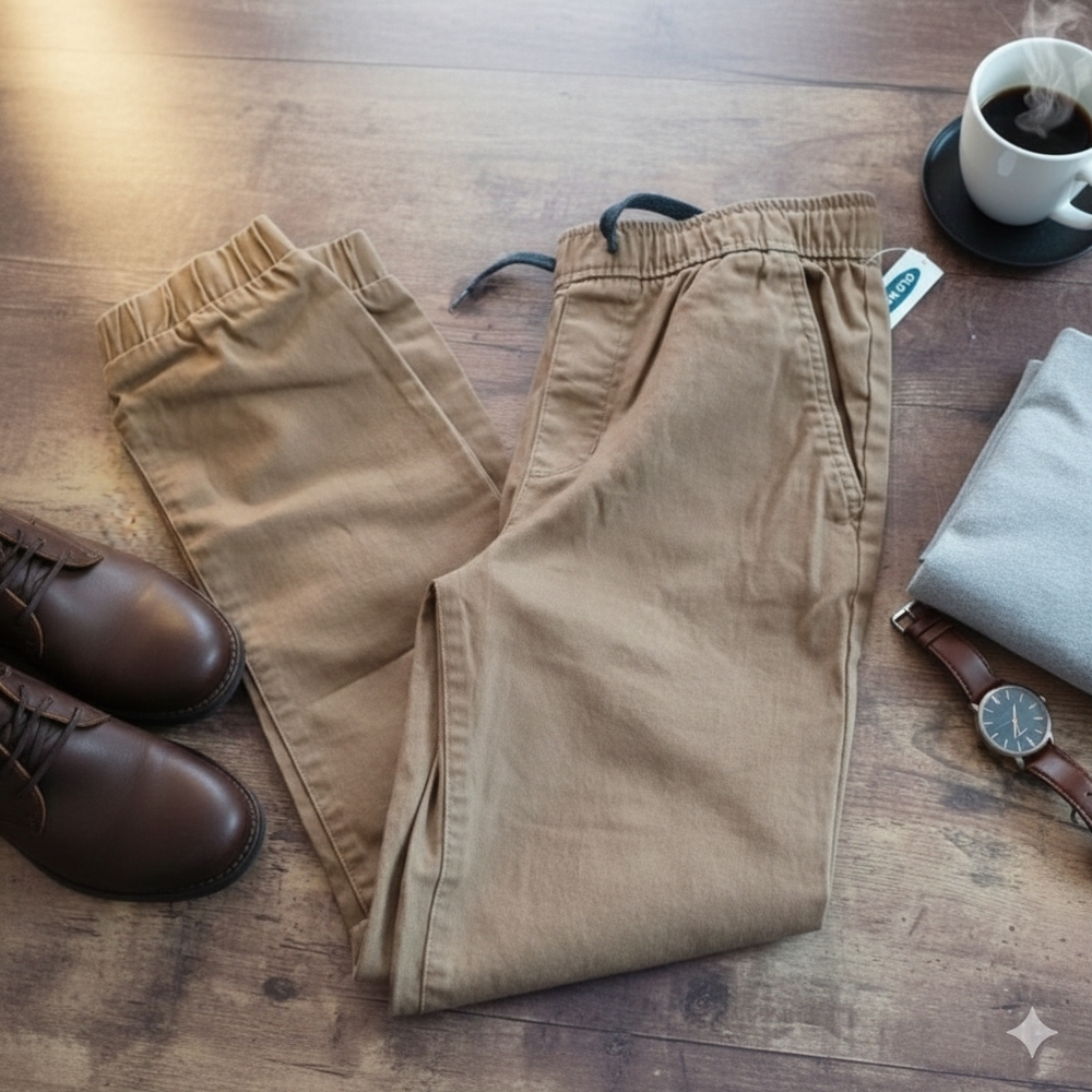 Old Navy drawstring Khaki pants